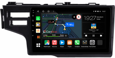 Штатная магнитола Honda Jazz 3 2014-2020 (глянцевая) Canbox M-Line 4544-9-0651 на Android 10 (4G-SIM, 2/32, DSP, QLed)