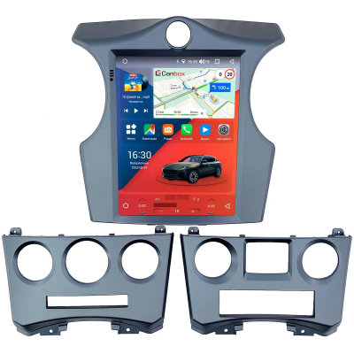 Штатное головное устройство Kia Carens 2 (UN) 2006-2012 Canbox PRO-Line (Tesla style) 9.7 дюймов 6/128 7882-1312-109 на Android 13 (4G-SIM, DSP, QLed)