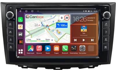 Штатная магнитола Suzuki Kizashi 2009-2014 Canbox H-Line 7823-9-2804 на Android 10 (4G-SIM, 4/64, DSP, IPS) С крутилками