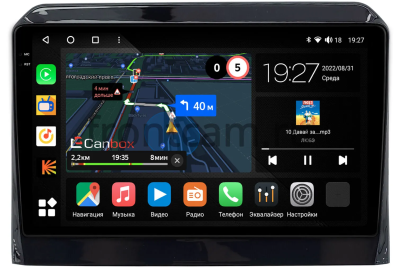 Suzuki Xbee 2017-2024 (глянцевая) Canbox M-Line 2K 4177-9-2106 на Android 10 (4G-SIM, 2/32, DSP, QLed)