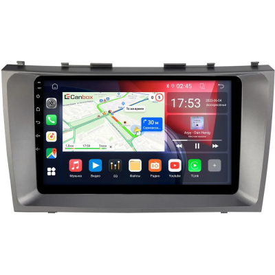 Штатная магнитола Toyota Camry XV40 2006-2011 Canbox EVO 5811-9037 на Android 14 (4G-SIM, 6/128, DSP, QLed, AI, 360)