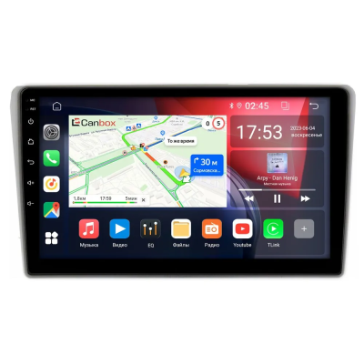 Штатная магнитола Canbox EVO 5810-9371 для Toyota Avensis 2 2003-2009 серая на Android 14 (4G-SIM, 4/64, DSP, QLed, AI, 360)