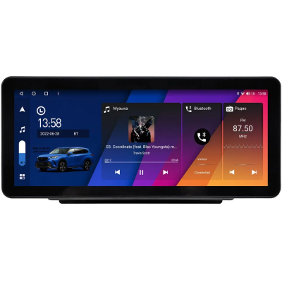 Штатная магнитола Ford Explorer 5 2010-2019 12.3 дюйма Canbox GT1231-0066 на Android 10 (CarPlay, 2/32, DSP, QLed) Audi Style