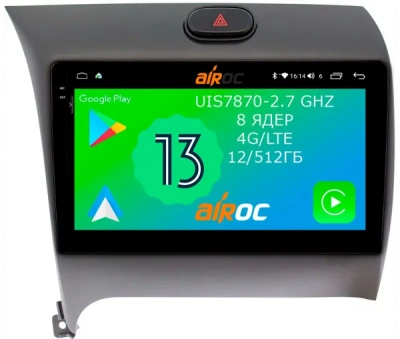 Штатная магнитола Airoc 2K AU-2316 для KIA Cerato 3 / 3 Рестайлинг (Classic) 2013-2020