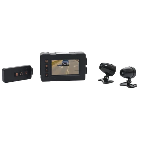 вухканальный видеорегистратор AVS325DVR для мотоцикла