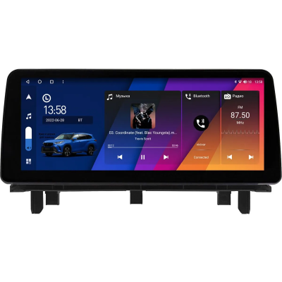 Штатная магнитола Buick GL8 2020-2025 12.3 дюйма Canbox GTR1233-0481 на Android 10 (CarPlay, 4/64, DSP, QLed) BMW Style
