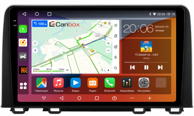 Штатная магнитола Honda CR-V 5 2016-2024, Breeze 2019-2022 (глянцевая) Canbox EVO 2K 5830-10-1600 на Android 14 (4G-SIM, 12/256, DSP, QLed, AI, 360)