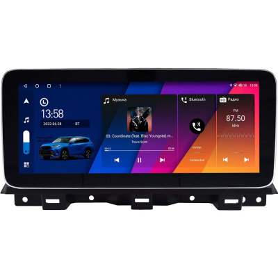 Штатная магнитола Maxus G50 2019-2025 12.3 дюйма Canbox M-Line 7713-0488 на Android 10 (4G-SIM, 4/64, DSP, QLed) Mercedes Style