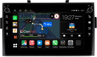 Штатная магнитола Honda Ridgeline 2005-2014 Canbox M-Line 7801-9-2685 на Android 10 (4G-SIM, 2/32, DSP, IPS) С крутилками