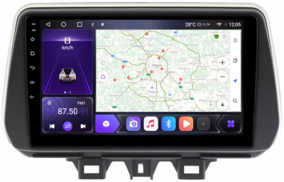 Carmedia SF-9728-PH-9009-12256-TS20 штатная магнитола для Hyundai Tucson 2018-2021 на Android 13, 12GB, DSP, 4G 