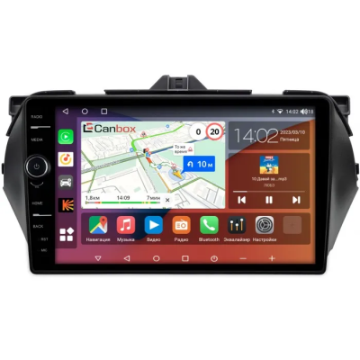 Штатная магнитола Suzuki Ciaz 2014-2019 Canbox H-Line 7843-9-1555 на Android 10 (4G-SIM, 4/64, DSP, QLed)