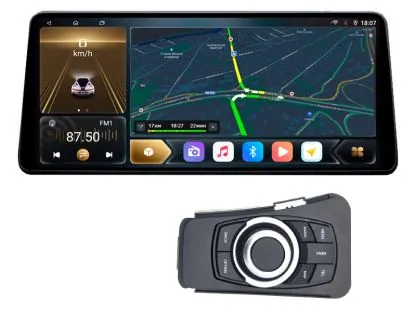 Штатная магнитола BMW 3 серия E90 2006-2012 12,3 дюйма Carmedia OL-3033-1-1052-Q на Android 12 (4G-SIM, 6/128, DSP, QLed) BMW Style