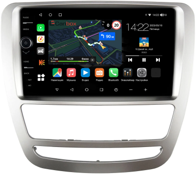Штатная магнитола Sollers ST6 2023-2024 (серебряная) Canbox M-Line 7841-9-4282 на Android 10 (4G-SIM, 4/64, DSP, QLed)