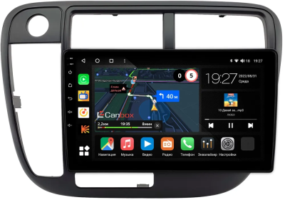 Штатная магнитола Honda Civic 6 1995-2000 (без климата, левый руль) Canbox M-Line 4544-9-0178 на Android 10 (4G-SIM, 2/32, DSP, QLed)