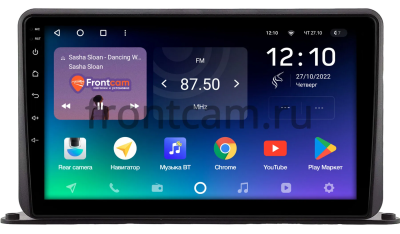 Универсальная магнитола 2 DIN Teyes SPRO PLUS 4/64 10 дюймов RM-10-2117 на Android 10 (4G-SIM, DSP, IPS) для установки на торпедо грузовика, автобуса и другого коммерческого транспорта