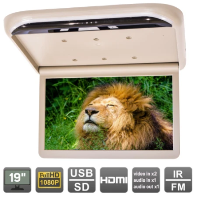 Потолочный монитор 19" со встроенным Full HD медиаплеером AVS1920MBE