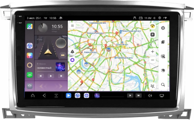 Carmedia SF-1698-2-RZ-PH-1010-6128-2K-TS20 штатная магнитола для Toyota Land Cruiser 100, Lexus LX 470 (2002-2007) на Android 13 c 6GB, DSP, 4G