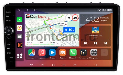 Штатная магнитола Saab 9-3 2007-2014 Canbox H-Line 7844-9-2529 на Android 10 (4G-SIM, 6/128, DSP, QLed)