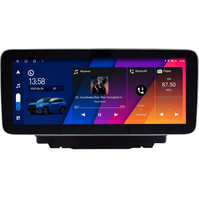 Штатная магнитола Mazda CX-5, CX-8 2017-2022 12,3 дюйма Carmedia HP-M1211-1051-Q на Android 12 (4G-SIM, 6/128, DSP, QLed) Mercedes Style
