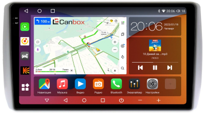 Штатная магнитола Canbox EVO 2K 5833-9-6683 для Toyota Ist 2 2007-2016 на Android 14 (4G-SIM, 16/512, DSP, QLed, AI, 360)