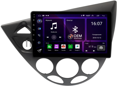 Штатная магнитола Canbox RS9-1716 для Ford Focus 1998-2005 (черная) 1.5/32 Android 10 (IPS, DSP, CarPlay)