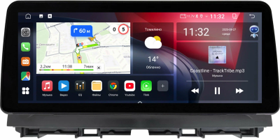 Штатная магнитола Mazda CX-5 2011-2017 12.3 дюйма Canbox GTR1233-2056 на Android 10 (CarPlay, 4/64, DSP, QLed) BMW Style