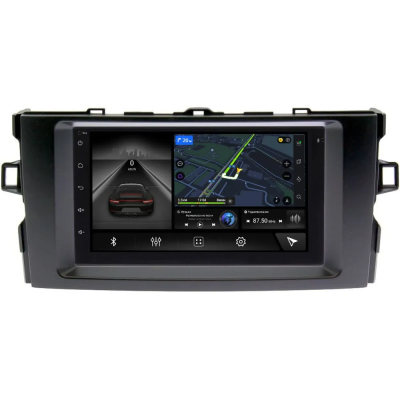 Магнитола в штатное место 2 din Toyota Auris 2006-2012 Canbox Logic-i3 5732-RP-TYAU15XB-176 на Android 11 (4G-SIM, 8/256, DSP, QLed, 360) (173х98)