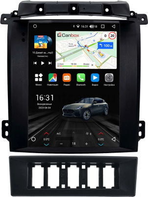 Штатное головное устройство Kia Sorento 2002-2006 Canbox (Tesla style) 9.7 дюймов 2/32 GT096-1312-5 на Android 10 (QLed, DSP, CarPlay)
