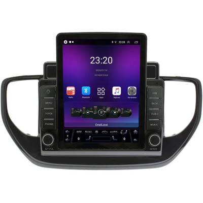 Штатная магнитола Hyundai Solaris 2 2020-2024 (для авто с экраном) Canbox GTR095-9-TK957 на Android 10 (QLed, 4/64, DSP, CarPlay)