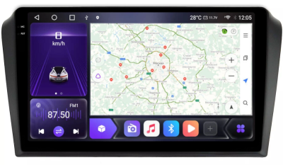 Carmedia OL-9503-PH-9009-6128-2K-TS20 магнитола для Mazda 3 (2003-2009) на Android 13 с 6GB, DSP, 4G