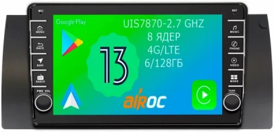 Штатная магнитола Airoc AB-2701 для BMW 7 E38 5 E39/X5 E53, 1996-2007