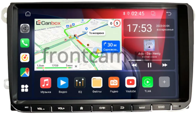 Skoda Rapid 2012-2020 Canbox RS-9001 на 1.5/32 Android 10 (9 дюймов) (IPS, DSP, CarPlay)