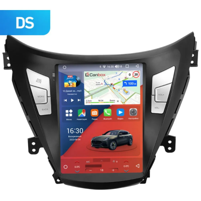 Штатное головное устройство Hyundai Elantra 5 (MD), Avante 5 2010-2015 (тип1) Canbox PRO-Line (Tesla style) 9.7 дюймов 12/256 7884-1312-92 на Android 13 (4G-SIM, DSP, QLed)