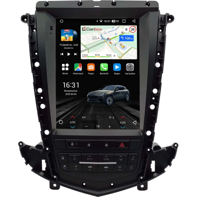 Штатное головное устройство Cadillac SRX 2 2009-2012 Canbox (Tesla style) 9.7 дюймов 4/64 GTR096-1312-219 на Android 10 (QLed, DSP, CarPlay)