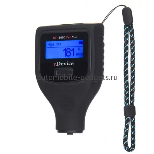 rDevice RD-1000 v2 PRO Профессиональный толщиномер c датчиком оцинковки и самокалибровкой