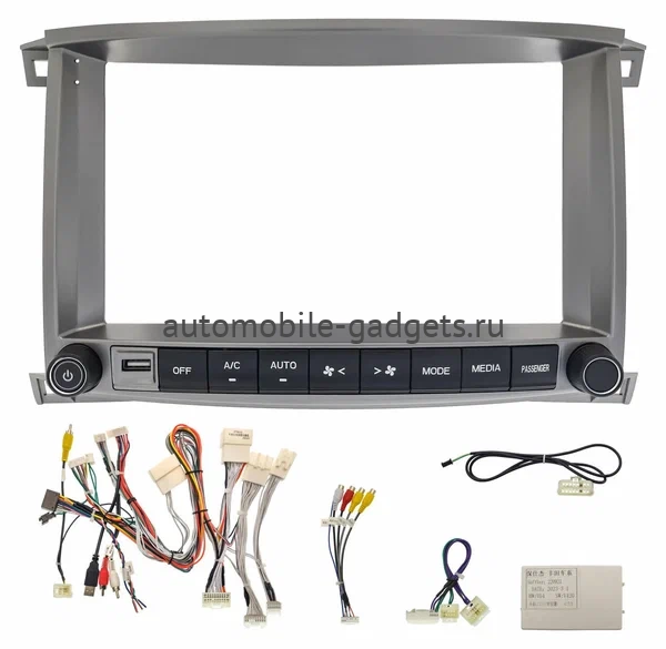 Штатная магнитола Toyota Land Cruiser 100 2002-2007 Canbox Logic-i3 2K 5734-10-1220 на Android 11 (4G-SIM, 6/128, DSP, 360, QLed)