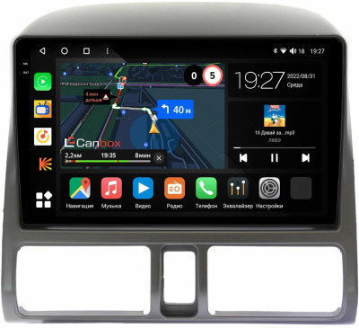 Штатная магнитола Honda CR-V 2 2001-2006 Canbox M-Line 2K 4179-9204 на Android 10 (4G-SIM, 4/64, DSP, QLed)