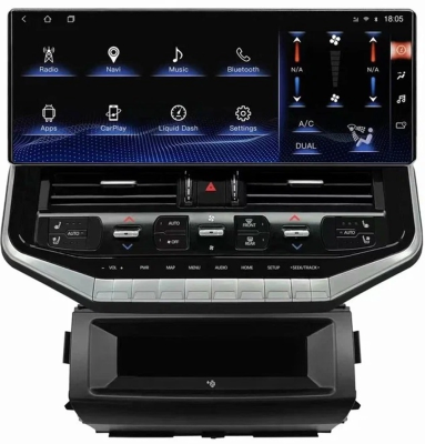 Carmedia ZH-T1601 Штатная магнитола для Toyota LC 200 (2007-2015) (низкие комплектации) на Android 10 c 8GB, DSP, 4G