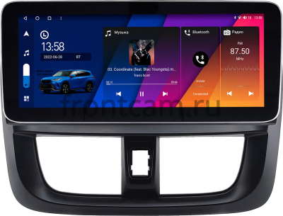 Штатная магнитола Toyota Vios 3, Yaris 3 (XP150) 2017-2023 12.3 дюйма Canbox H-Line 7819-2636 на Android 10 (4G-SIM, 8/256, DSP, QLed) Audi Style