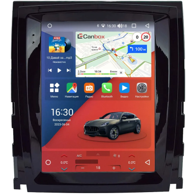Штатное головное устройство Cadillac STS 2007-2011 Canbox PRO-Line (Tesla style) 9.7 дюймов 6/128 7882-1312-283 на Android 13 (4G-SIM, DSP, QLed)