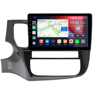 Штатная магнитола Mitsubishi Outlander 3 2012-2024 Canbox RS10-493 1.5/32 на Android 10 (IPS, DSP, CarPlay)