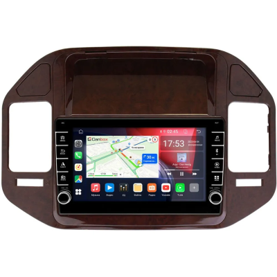 Штатная магнитола Canbox BGT9-9387 для Mitsubishi Pajero 3, Montero 3 1999-2006 (дерево) на Android 10.1 (IPS, DSP, CarPlay)