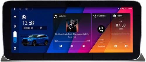 Штатная магнитола Mercedes-Benz S (w140) 1991-1998 (в верхнюю часть панели) 12.3 дюйма Canbox M-Line 7713-2087 на Android 10 (4G-SIM, 4/64, DSP, QLed) Mercedes Style