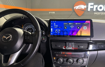 Штатная магнитола Mazda CX-5 2011-2017 12.3 дюйма Canbox GT1233-2056 на Android 10 (CarPlay, 2/32, DSP, QLed) BMW Style