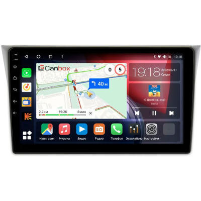 Штатная магнитола Subaru Impreza 2, Impreza WRX 2, STi 2000-2007 Canbox Logic-i3 5737-9381 на Android 11 (4G-SIM, 6/128, DSP, 360, QLed)