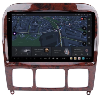 Carmedia OL-9952-MKD-9509-2K-12512-D7 магнитола для Mercedes S-класс W220 (1998-2005) на Android 13 c 12GB, DSP, 4G