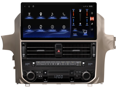 Магнитола для Lexus GX460 2009-2019 Carmedia ZH-L1120 Android 12, 8ГБ-128ГБ, SIM-слот, CarPlay 