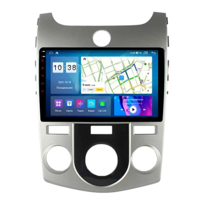 Магнитола для Kia Cerato Forte 2007-2013 с климатом Parafar на Андроид 12.0 PF279-ClimateRGu