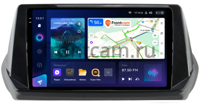 Штатное головное устройство Teyes CC3 2K 360 6/128 9.5 дюймов RM-9-1214 для Peugeot 2008 2019-2022 на Android 10 (4G-SIM, DSP, QLed)