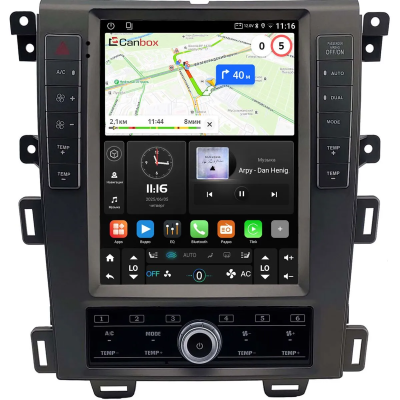 Штатное головное устройство Ford Edge 2013-2015 (Тип 1) Canbox M-Line (Tesla style) 9.7 дюймов 4/64 5622-1312-244 на Android 10 (4G-SIM, DSP, QLed)